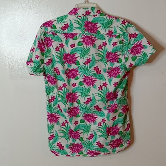 Paperdenim&cloth floral button down collared shirt. MEDIUM - Picture 6 of 8